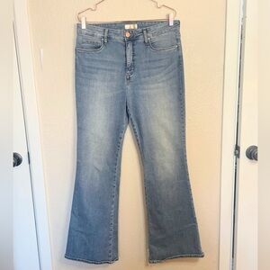 KUT from the Kloth Ana Fab Ab High Rise Flare Jeans Size 12 Boho